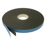 JVCC Window Glazing Tape [DoubleSided, Closed Cell] (DCWGT01): 1 in. x 75 ft. x 1/8 in. thick (Black)