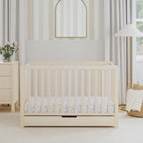 Carter's by DaVinci Colby 4-in-1 Convertible Crib with Trundle Drawer in Washed Natural, Greenguard Gold Certified, Undercrib St