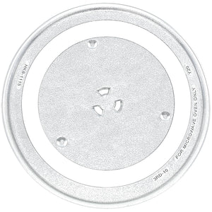 12.5 Microwave Glass Turntable Tray Glass Plate by Beaquicy - Replacement for GE Kenmore Samsung Hotpoint Microwave - 12 1/2