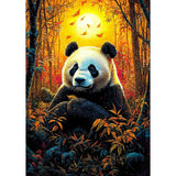 RICUVED Diamond Art Painting Kits for Adults, Panda Diamond Painting Kits 5D Animal Diamond Art Kit for Beginner, Diamond Painti