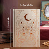 TIEFOSSI Dotted Journal Notebook, Butterfly Journal for Women Men,160GSM Thick Paper with 256 Numbered Pages, A5 Hardcover Journ
