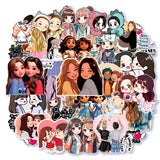 Crafteezy Girls Best Friends Stickers For Journal Diary Diy Daily Scrapbook Stickers For Page Decoration Sticker (Girl Bestie)