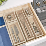 Idesign Renewable Paulownia Wood Collection Drawer Organizer Bin, 3.3 X 10 X 2.5, Natural