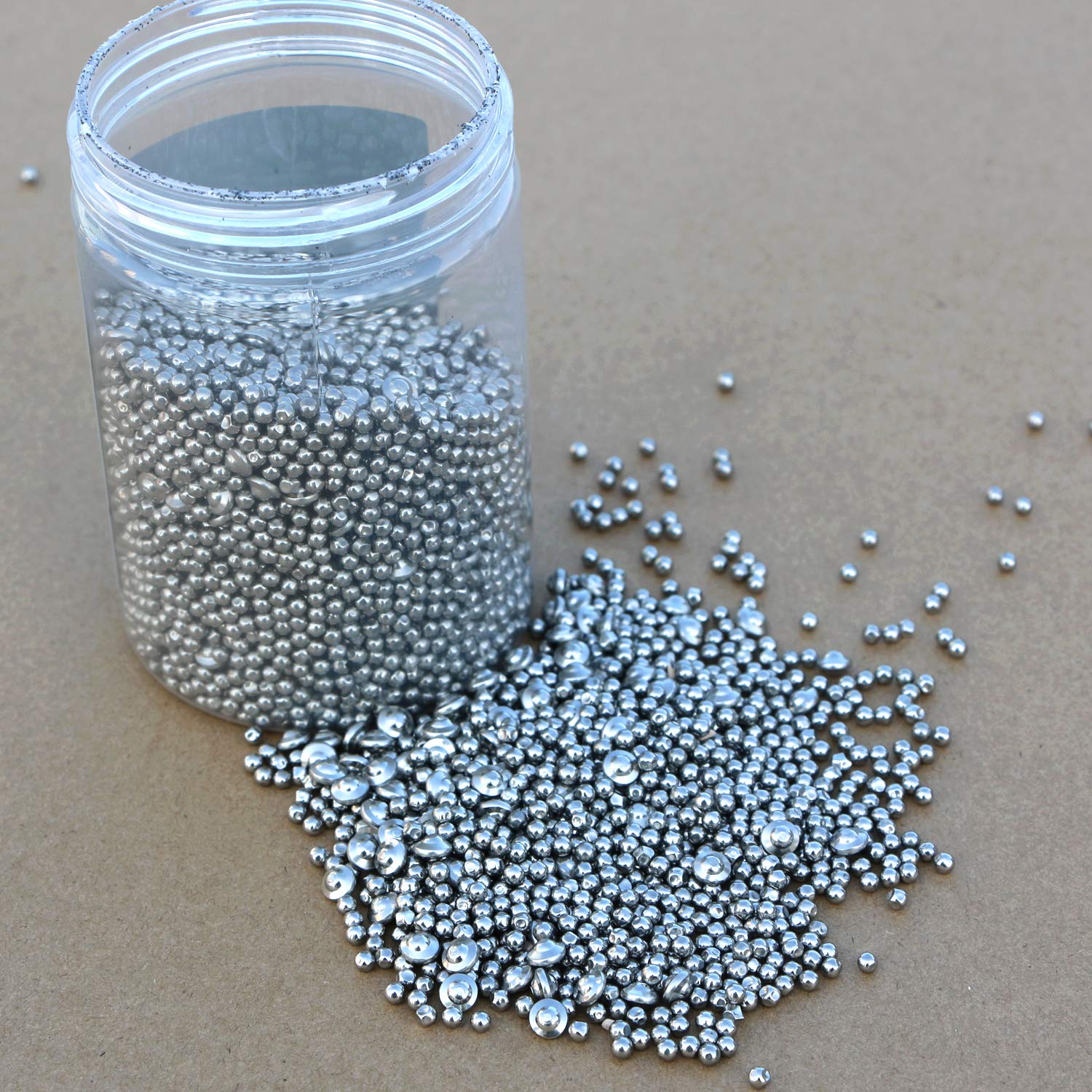 1/8 Stainless Steel Tumbling Media for Jewelers 2 LBS Mix Shapes Tumbling Media
