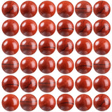 100Pcs Natural Stone Beads 6mm Red Jasper Round Gemstone Loose Beads with Elastic Bracelet String for Bracelets Necklace Jewelry