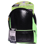 TROXELL USA SuperSoft Knee Pads HiViz Fluorescent Green (Large Size/Bagged in Pairs)
