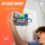 Nerf Mini Over The Door Basketball Hoop - Nerfoop Indoor Basketball Hoop For Kids - Toy Door Basketball Hoop + Mini Nerf Foam Ba