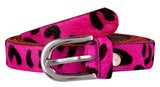 Exotique WomenS Fuchsia Casual Leather Belt (Bw0016Fb_Fu)L