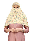 Tesy Qwen WomenS Scarf Cum Mask With Cap, Rayon MultiFunctional Neck Gaiter With Uv Protection For Biking, Hiking And Travel (
