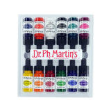 Dr. Ph. Martins Spectralite Private Collection Liquid Acrylics Bottles, 0.5 oz, Set of 12 (Set 1)