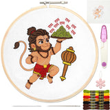 Picknmake Bal Hanuman Hand Embroidery Kit For Beginners & Adults