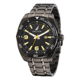 Nautica Mens Tin Can Bay IP Black Stainless Steel Bracelet Watch (Model: NAPTCF204)