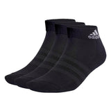 Adidas Unisex Cotton C Spw Ank 3P Sports Socks Black/White (M)