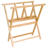 Creative Mark Folding Wood Large Print Rack Perfect For Display of Canvas, Art, Prints, Panels, Posters, Art Gallery Shows, St
