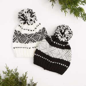 White Nordic Beanie