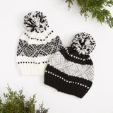 White Nordic Beanie