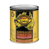 Cabot Australian Timber Oil Wood Stain and Protector, Jarrah Brown, 1 Quart
