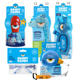 Handy Famm Childrens Safety Tool Bundle - Hammer, Wrench, Screwdriver, Safety Glasses & Tape Measure for Kids - Real Tools, Mad