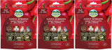 Oxbow 3 Pack of Bell Pepper Simple Rewards Small Pet Treats, 3 Ounces Each, with Hay