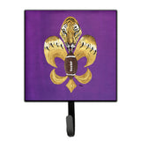 Caroline'S Treasures 8205-2Sh4 Tiger Football Fleur De Lis Leash Holder Or Key Hook 8205, Small, Multicolor