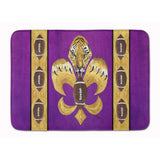Caroline'S Treasures Tiger Football Fleur De Lis Floor Mat, 19 X 27, Multicolor