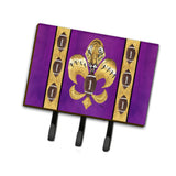 Caroline'S Treasures 8205Th68 Tiger Football Fleur De Lis Leash Or Key Holder, Large, Multicolor