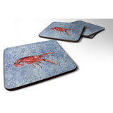 Caroline'S Treasures 8231Fc Crawfish Foam Coasters (Set Of 4), 3.5 H X 3.5 W, Multicolor