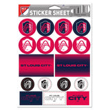 St. Louis City SC Decal Sheet 5x7 Vinyl Special Order