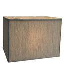 14"W x 10"H Rectangular Drum Lampshade Softback Textured Oatmeal