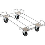Global Industrial Wire Rack Accessory 36 X 20 Dolly Base - 5 Poly Swivel Casters For 36W Bins
