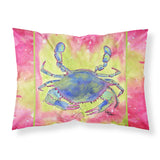 Caroline'S Treasures 8343Pillowcase Crab Moisture Wicking Fabric Standard Pillowcase, Large, Multicolor