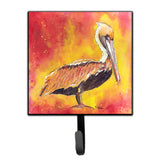Caroline'S Treasures 8344Sh4 Bird-Pelican Leash Holder Or Key Hook, Small, Multicolor