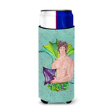 Black Headed Merman Ultra Beverage Insulators For Slim Cans 8345Muk