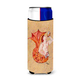 Red Headed Ginger Merman Ultra Beverage Insulators For Slim Cans 8346Muk