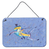 Caroline'S Treasures 8350Ds812 Blue Marlin Aluminum Metal Wall Or Door Hanging Prints, 8 X 12