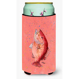 Fish Strawberry Snapper Tall Boy Beverage Insulator Beverage Insulator Hugger