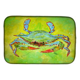 Caroline'S Treasures Bright Crab Dish Drying Mat, 14 X 21, Multicolor