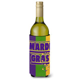 Mardi Gras Wine Bottle Beverage Insulator Beverage Insulator Hugger