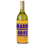 Mardi Gras Wine Bottle Beverage Insulator Beverage Insulator Hugger 8365Literk