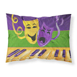 Caroline'S Treasures 8383Pillowcase Mardi Gras Moisture Wicking Fabric Standard Pillowcase, Large, Multicolor