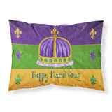 Caroline'S Treasures 8385Pillowcase Mardi Gras Moisture Wicking Fabric Standard Pillowcase, Large, Multicolor