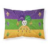 Caroline'S Treasures 8386Pillowcase Mardi Gras Moisture Wicking Fabric Standard Pillowcase, Large, Multicolor