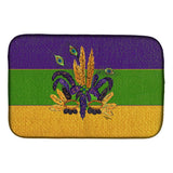 Caroline'S Treasures Mardi Gras Mask Dish Drying Mat, 14 X 21, Multicolor