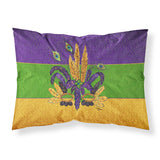 Caroline'S Treasures 8387Pillowcase Mardi Gras Mask Moisture Wicking Fabric Standard Pillowcase, Large, Multicolor