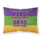 Caroline'S Treasures 8388Pillowcase Mardi Gras Moisture Wicking Fabric Standard Pillowcase, Large, Multicolor