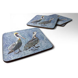 Caroline'S Treasures 8409Fc Bird-Pelican Foam Coasters (Set Of 4), 3.5 H X 3.5 W, Multicolor