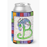 Letter B With Octupus Can Or Bottle Beverage Insulator Hugger