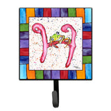 Caroline'S Treasures 8431-Hsh4 Beach And Seafood Leash Holder Or Key Hook 8431, Small, Multicolor