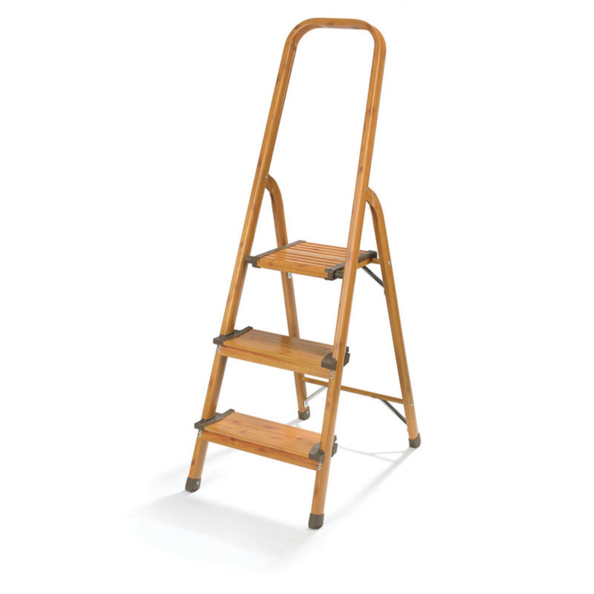 Step Stool Wdgrain Alum (Pack Of 1)