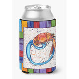 Letter O With Crawfish Can Or Bottle Beverage Insulator Hugger 8438